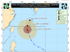 Domeng lumakas habang papalapit sa Batanes