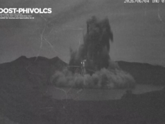 Minor eruption naitala sa main crater ng Bulkang Taal