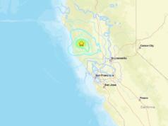Northern California niyanig ng M-5.6 na lindol