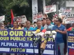 Samahan ng mga tsuper, operator muling nangalampag sa Korte Suprema