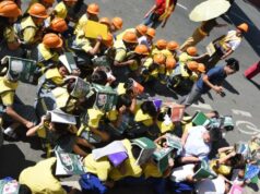 Mga estudyante sa QC, sumali sa Nationwide Earthquake Drill