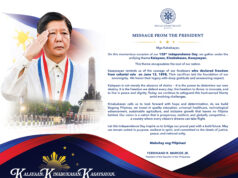 Mensahe ni Pangulong Marcos sa Araw ng Kalayaan