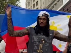 NBA champion Clarkson binati ni Pacquiao