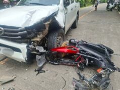 Rider utas nang bumangga sa trak sa Cebu