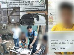 Kelot tiklo sa baril, droga sa Bataan