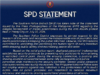 SPD naglabas ng pahayag sa insidente ng media harassment