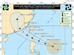 TD Kiyapo, bahagyang lumakas; ilang lugar sa Hilagang Luzon, Signal No. 1