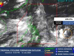 PAGASA: LPA sa labas ng PAR may katamtamang tsansa na maging bagyo