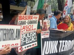 Kilos protesta ikinasa sa DOJ; terror Law ipinababasura