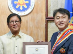 South Korean envoy to the Philippines, nakatanggap ng top diplomatic honor