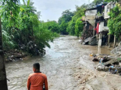 2 bata nawawala sa landslide sa gilid ng ilog sa Calamba