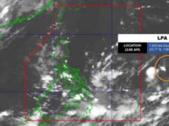 LPA sa labas ng PAR, posibleng maging tropical depression sa loob ng 24 oras