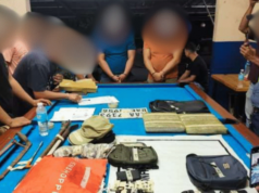 4 arestado sa pagnanakaw sa hardware store sa Tarlac