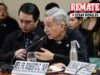 Pagkamatay nina Baterbonia, Adili dininig sa Senado