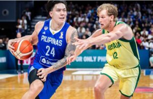 Gilas tambak ng 43 points sa Australia