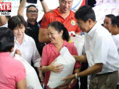 First Lady namahagi ng libreng bigas sa mga taga-Paranaque