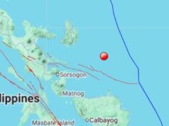 Magnitude 5.5 na lindol tumama sa Catanduanes