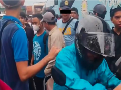 Parak sibak sa bigong pagprotekta sa pinag-initang rider sa INC rally
