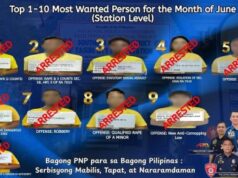 Top 10 most wanted sa Taguig, nasakote