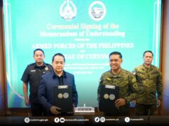 BOC at AFP, nagkaisa laban sa smuggling at pagpapalakas ng border security