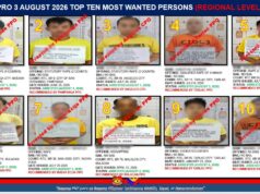 10 top most wanted persons arestado sa Central Luzon