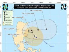 Signal No. 1, itinaas sa ilang bahagi ng Luzon dahil sa bagyong Luis