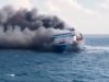 Higit 100 katao nailigtas sa nasunog na ferry sa Indonesia