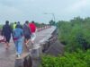 Bahagi ng flood control dike sa Pampanga gumuho