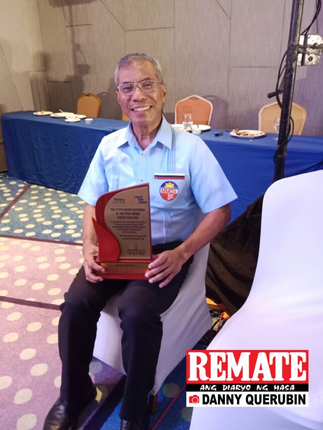 Torre kinilala bilang isa sa “Ten Outstanding Rotarians of the Year”