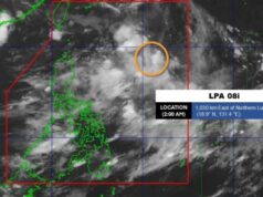 LPA sa loob ng PAR posibleng maging bagyo sa loob ng 48 oras — PAGASA