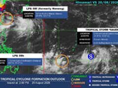 Neneng humina, LPA na lamang; Saudel, isa pang LPA minomonitor ng PAGASA