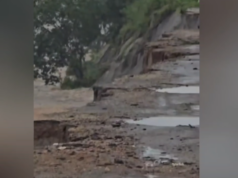 Dike sa Zambales, napinsala ng habagat