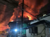Sunog sumiklab sa residential area sa Maynila