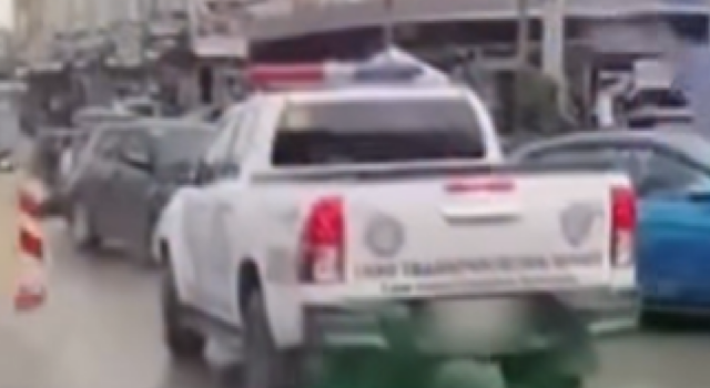 Drayber ng patrol car ng LTO na lumabag sa batas trapiko pinasisibak