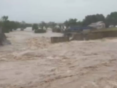 Dike sa Pampanga, nabutas sa rumagasang tubig