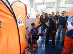 TINGNAN: Evacuation Center sa QC, binisita ni Mayor Joy Belmonte