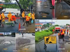 Lubak lubak na kalsada sa MM, inayos ng DPWH