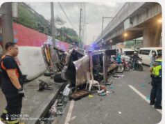 Senior utas, 8 sugatan sa pagtagilid ng jeep sa Maynila