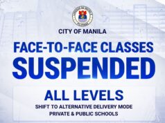 Pasok sa mga paaralan sa Maynila suspendido na