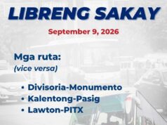 Libreng sakay alok ng mga ahensya ng pamahalaan sa masamang panahon