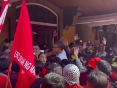 Protesta sa harap ng DOLE, nauwi sa komosyon