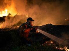 Wildfire, kumakalat na malapit sa bagong kapital ng Indonesia