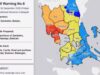Red rainfall warning itinaas sa Zambales, Bataan, Pampanga