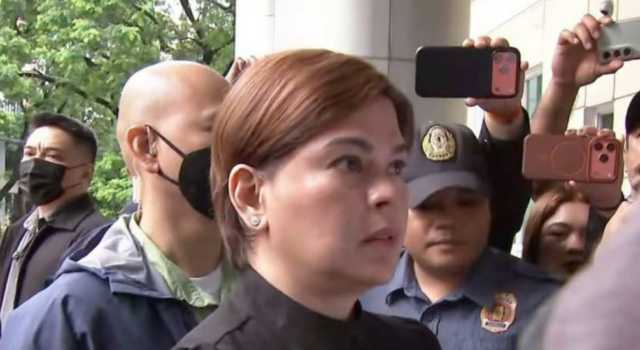 VP Sara dumating din sa QC Hall of Justice: I do not feel safe