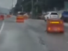 Viral na mga barrier sa highway sa Bataan, iniayos na ng DPWH