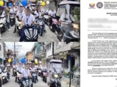 Quezon mayor, staff sinita ng LTO sa ‘di pagsusuot ng helmet