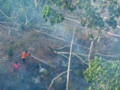Indonesia nagsagawa na ng water boming vs wildfire sa Nusantara