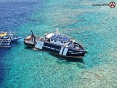 Barko ng BFAR sumadsad sa Hasa-Hasa Shoal