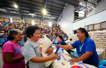 4K miyembro ng 4Ps, fire volunteers at VAWC victims tumanggap ng tulong na bigas