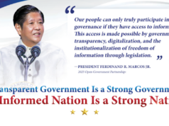 A Transparent Government Is a Strong Government.. An Informed Nation Is a Strong Nation.